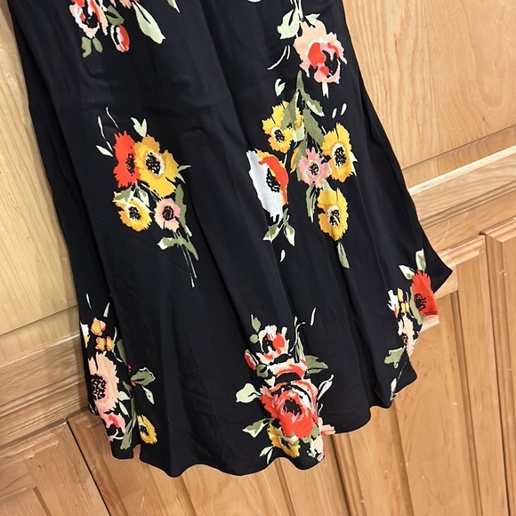 Free People Floral Black Dress - Picture 5 of 12